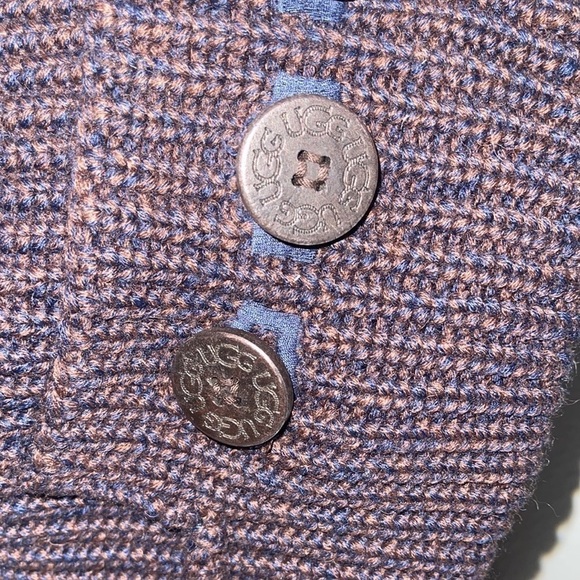 Sweater Knit Uggs Boots/Booties black/brown size 6 - Picture 13 of 16